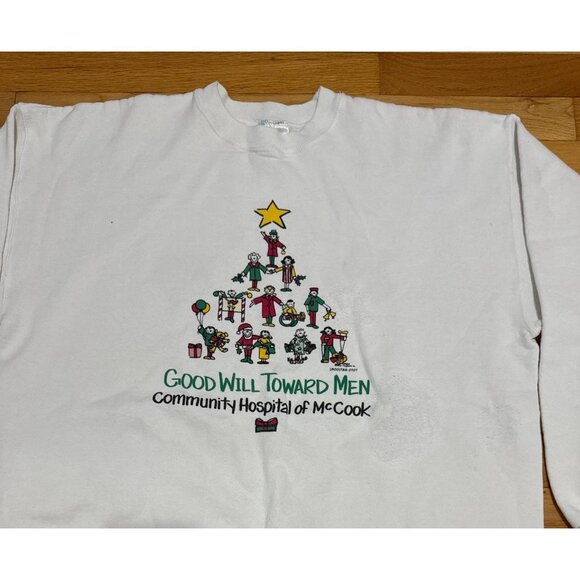 Vintage Hanes Sweatshirts Lot of 2 Waikiki Beach & Holiday XL USA - Picture 12 of 16